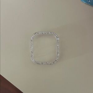 Silver Rhinestone Apple Watch Case